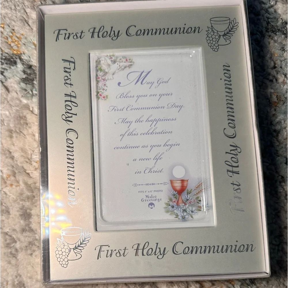 First Holy Communion 4x6 Picture Frame - New in Box